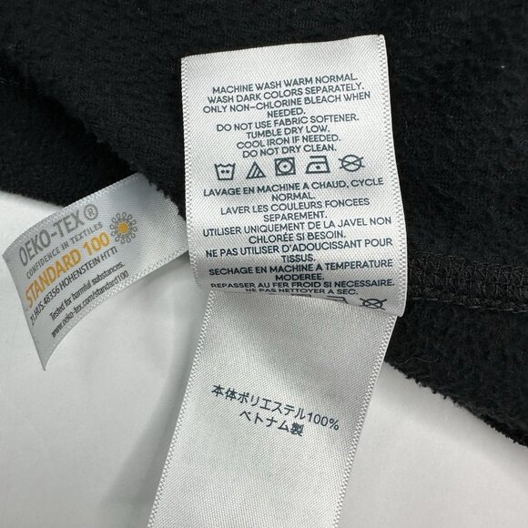 Lands' End Women Black Athletic Quarter Zip Fleece Activewear Top 2XL/20-22W/C54 - Picture 12 of 16